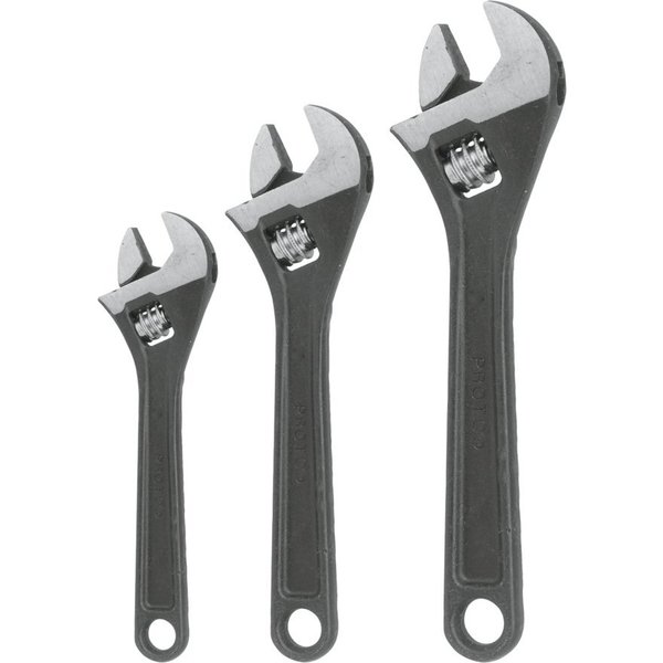 Proto WRENCH SET 3PC ADJUSTABLE POJ795S